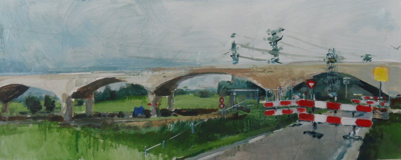 noordzijde nieuwe brug Nijmegen