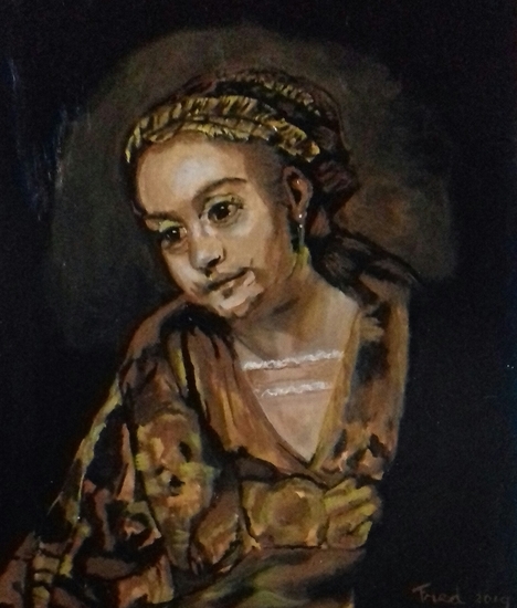 Hendrickje Stoffels (naar Rembrandt)