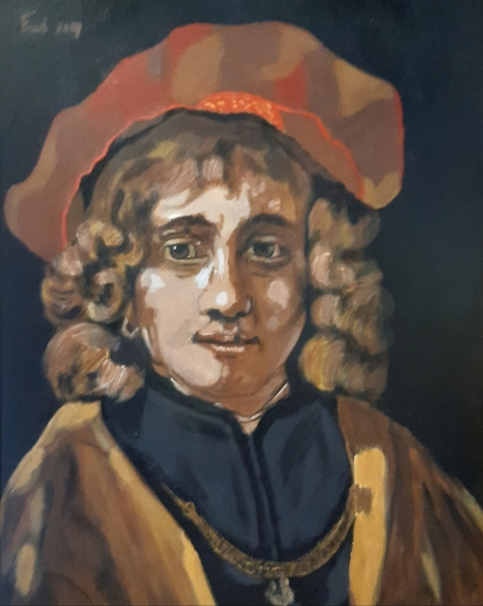 Titus (naar Rembrandt)