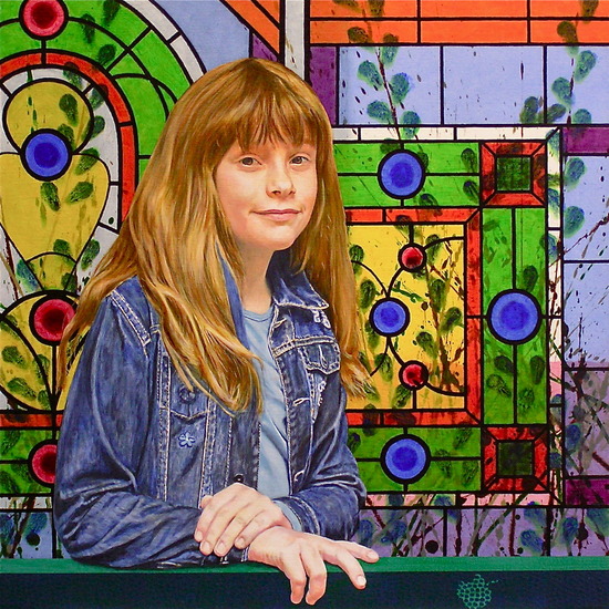 Compositie 168: 'Portret van een meisje'