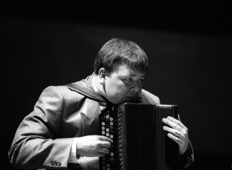 Russisch accordeonist