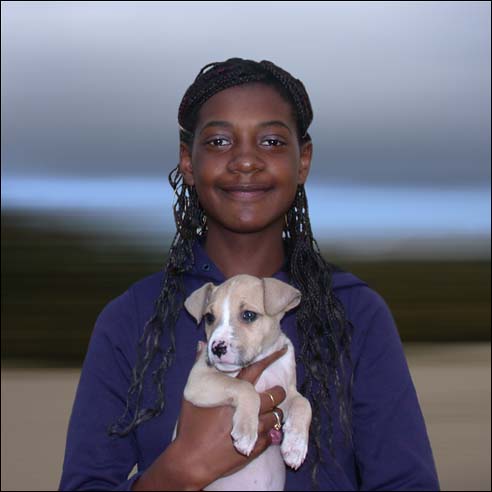 Happy with my dog