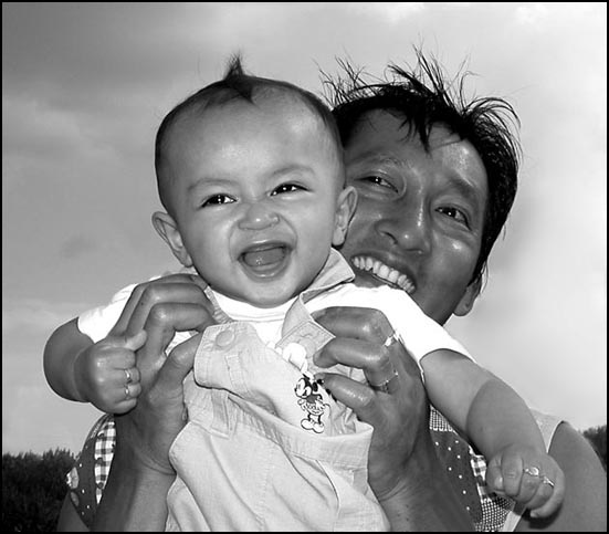Father and son