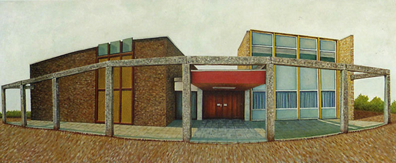 Synagoge te Hilversum ( schilderij in opdracht)