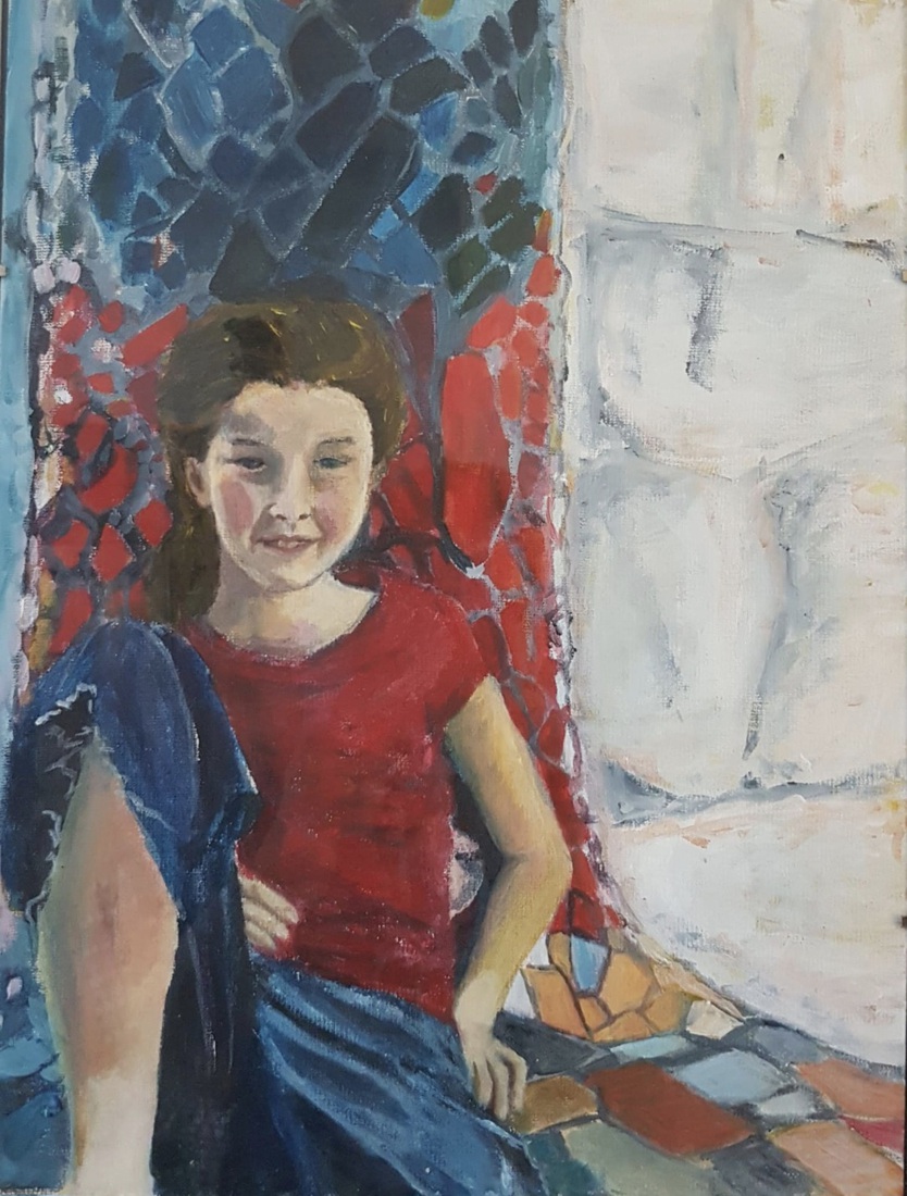 Vera in de armen van Hundertwasser