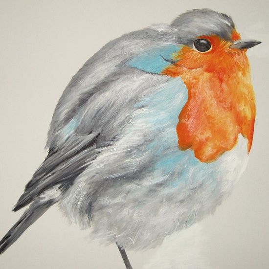 Het eerste roodborstje