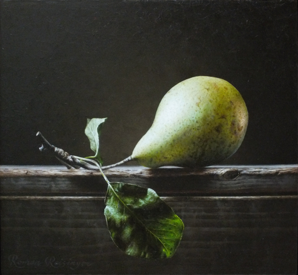 Still life with conference pear