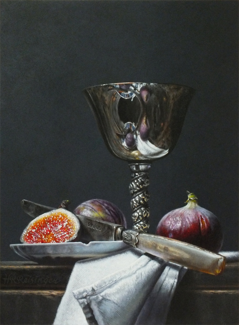 Still life with chalice and figs