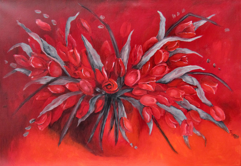 Rode Tulpen