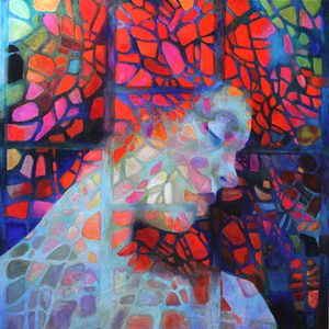 De zoektocht naar de essentie van het leven inspireerde mij tot het maken van deze werken.