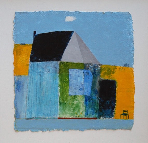 Bankje achter de kerk (verkocht)