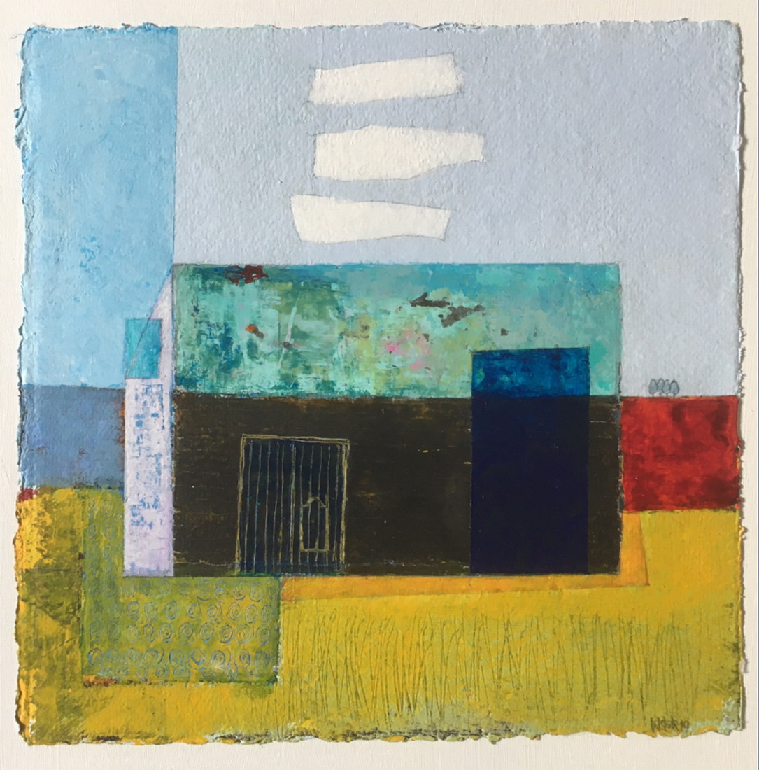 Stapelwolkjes boven de schuur (verkocht)