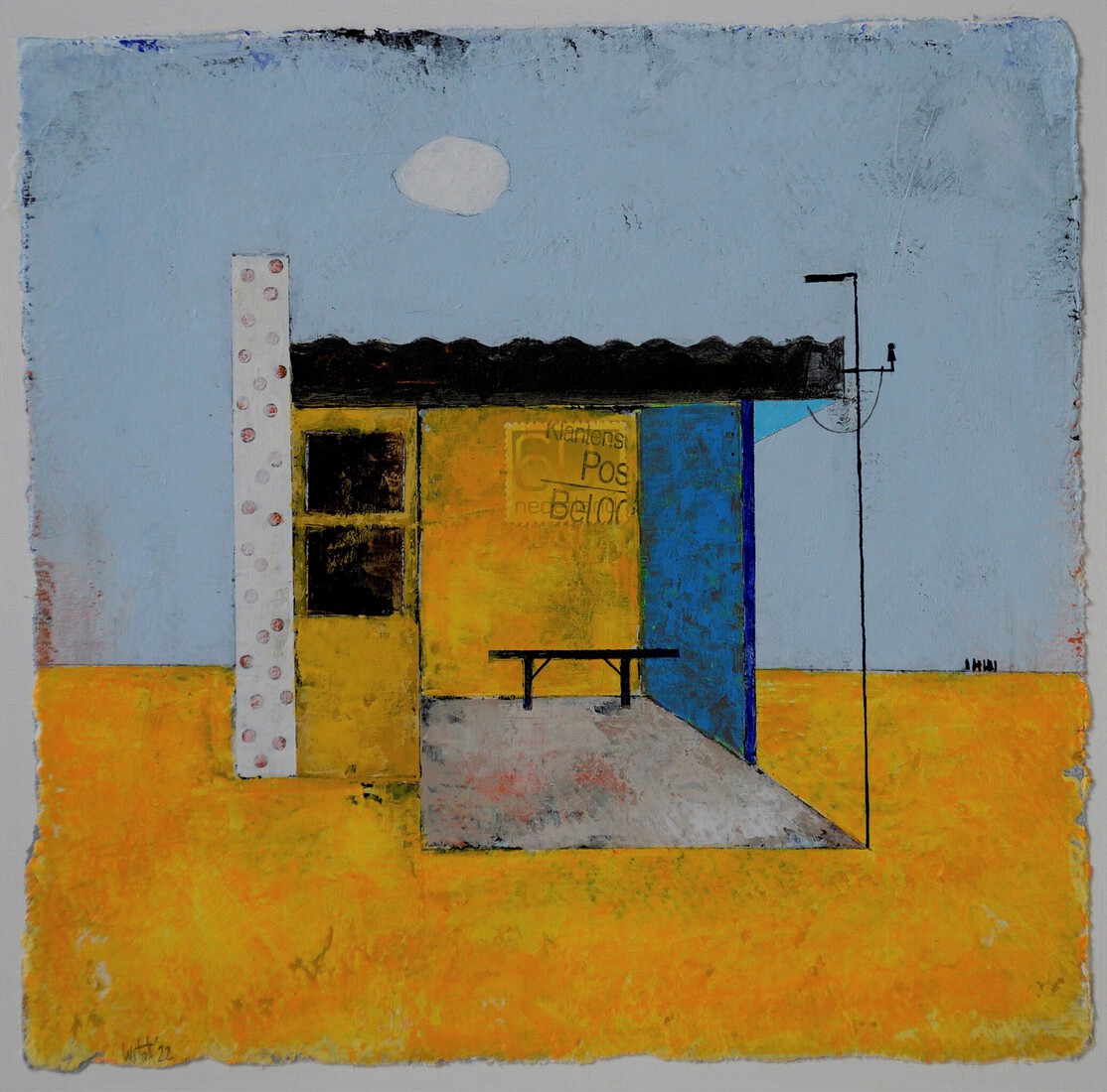 Bushokje met stip (verkocht)