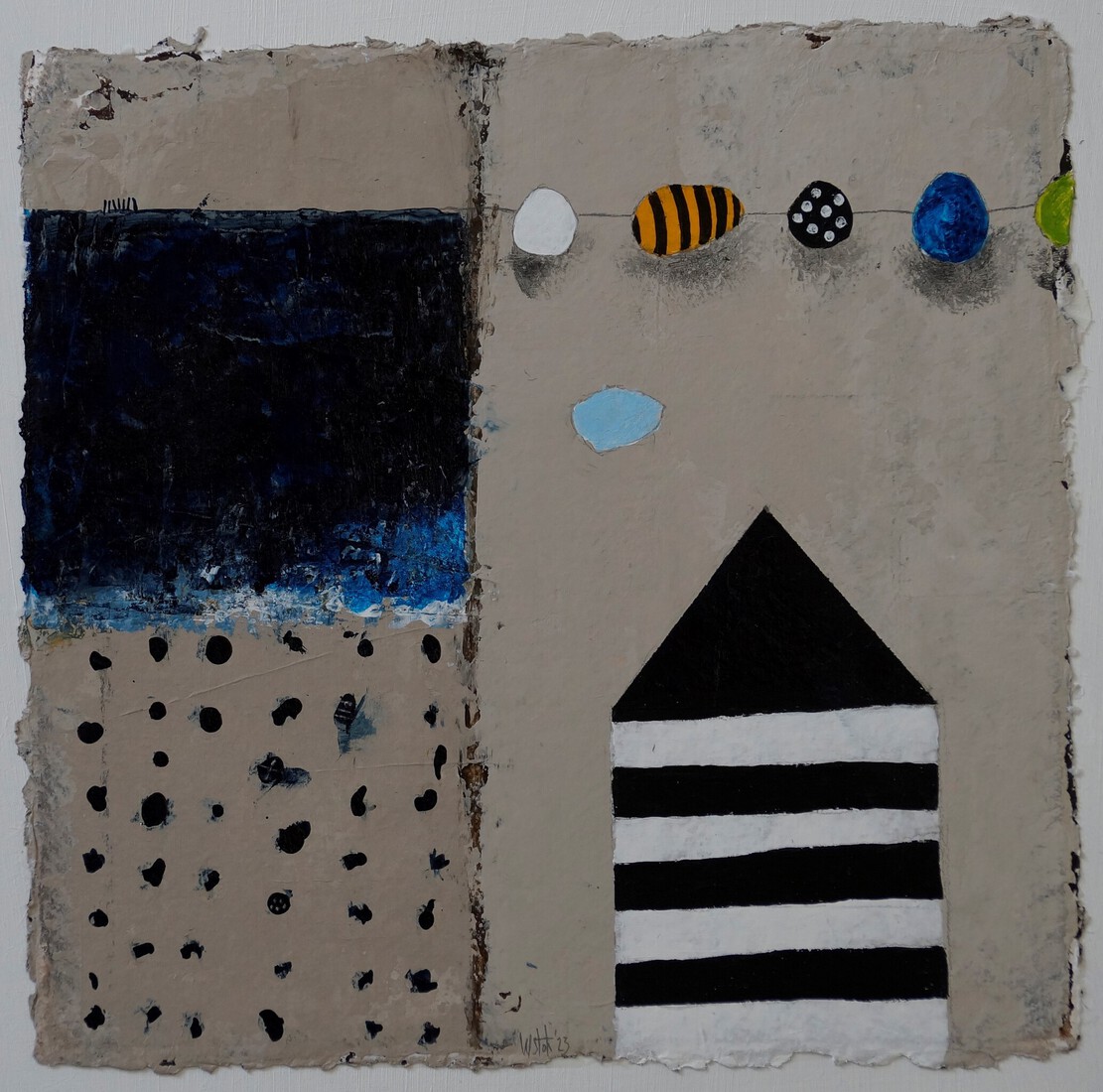 Blauw wolkje (verkocht)