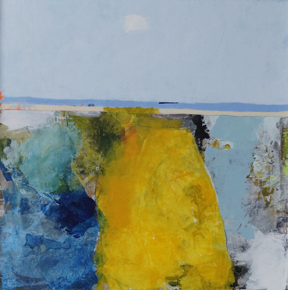 Bij de zee 1, incl witte bloklijst (verkocht)