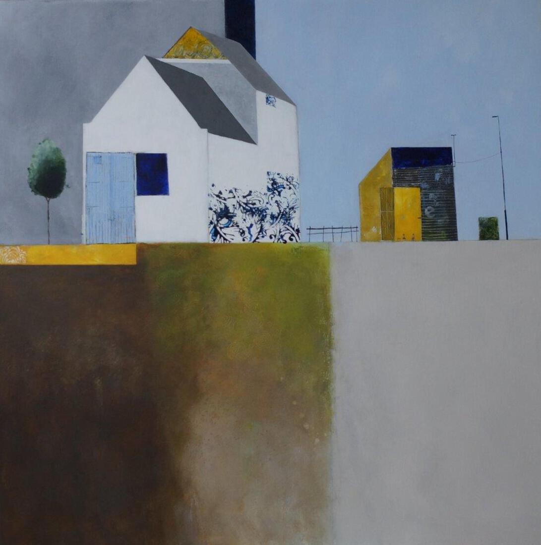 Het blauwe raam (verkocht)