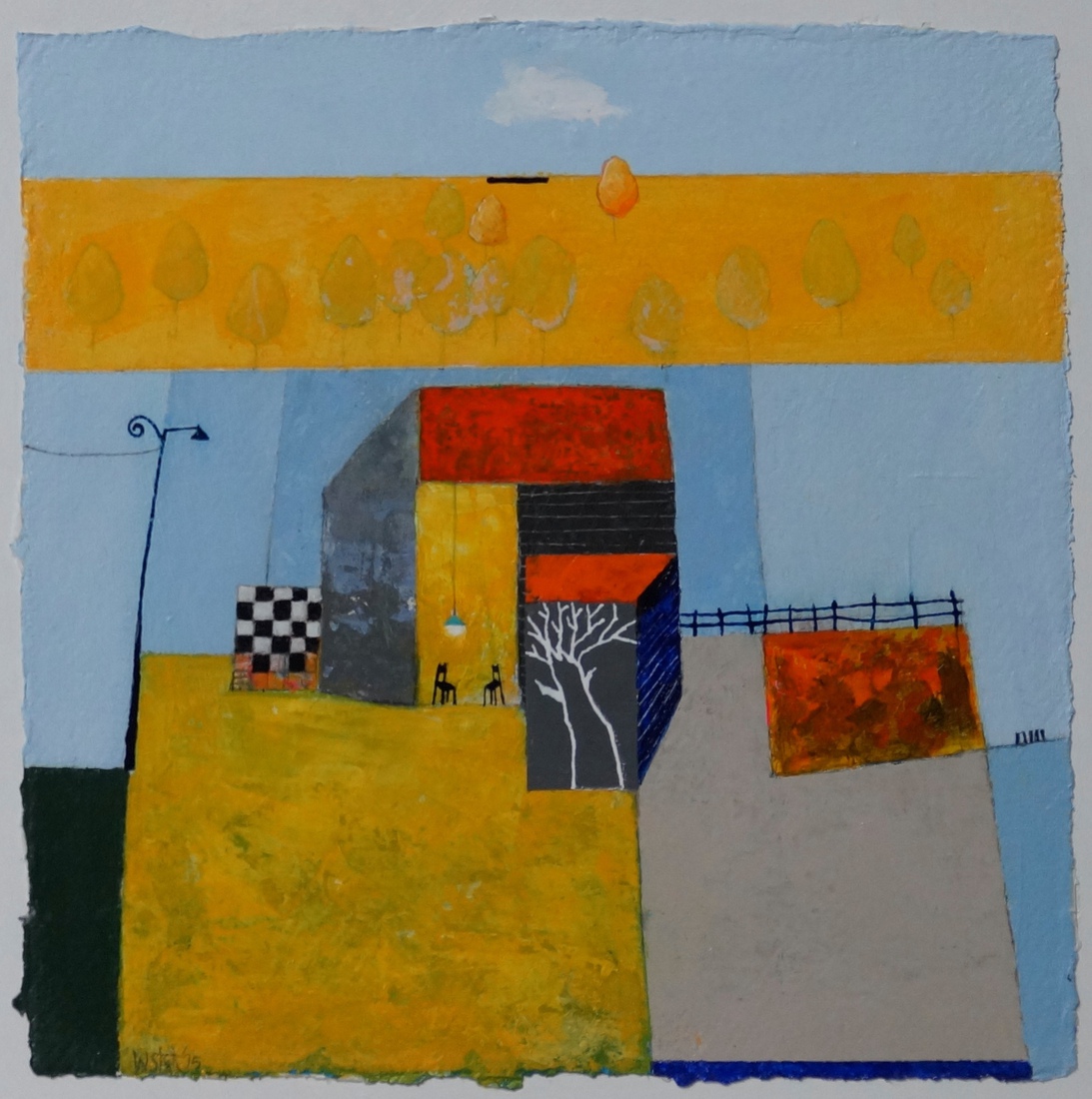 Bos achter de schuur