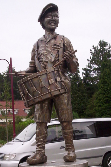 Ernest Claes als jonge tamboer