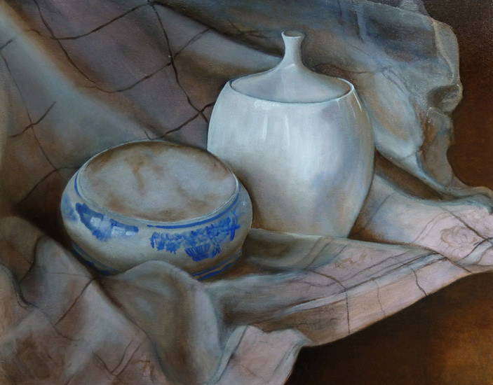 Stilleven Delftsblauw