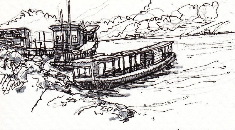 boten op de mekong