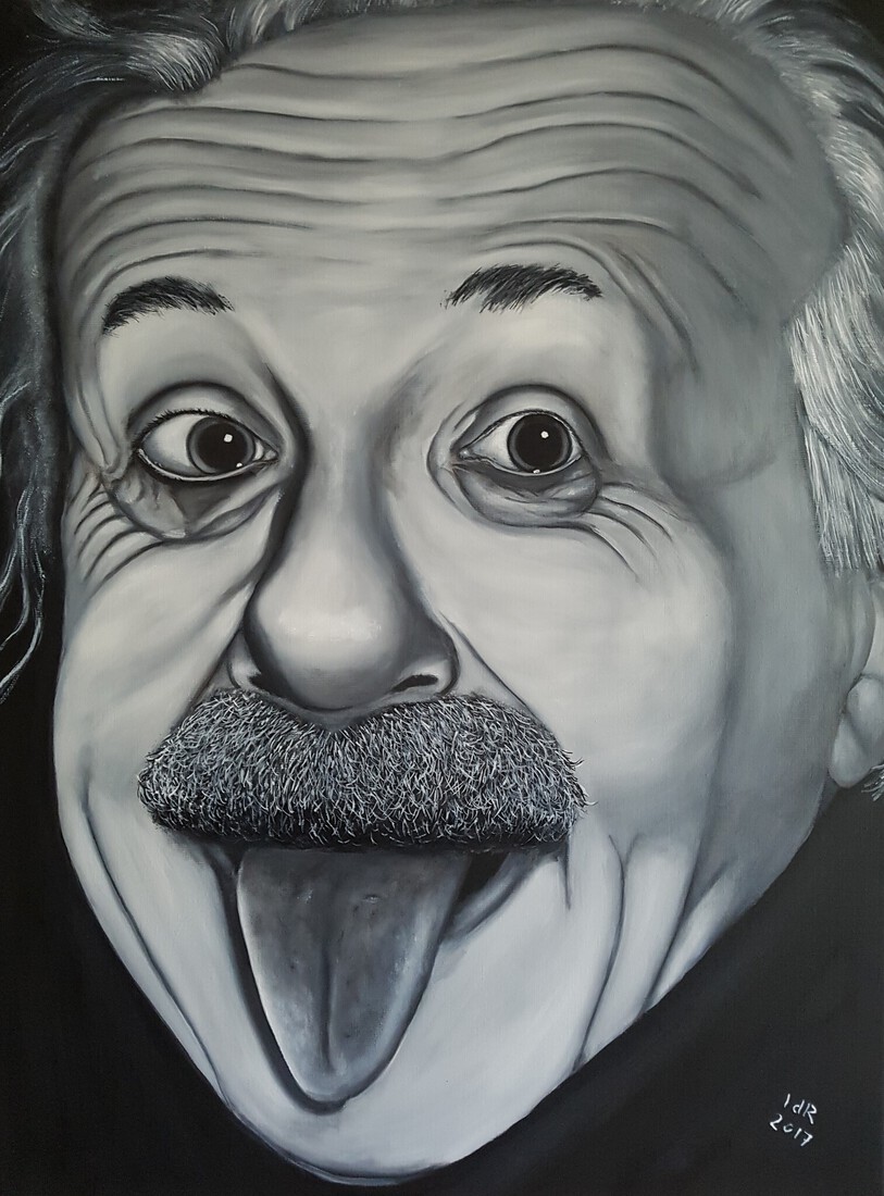 Einstein zwart wit