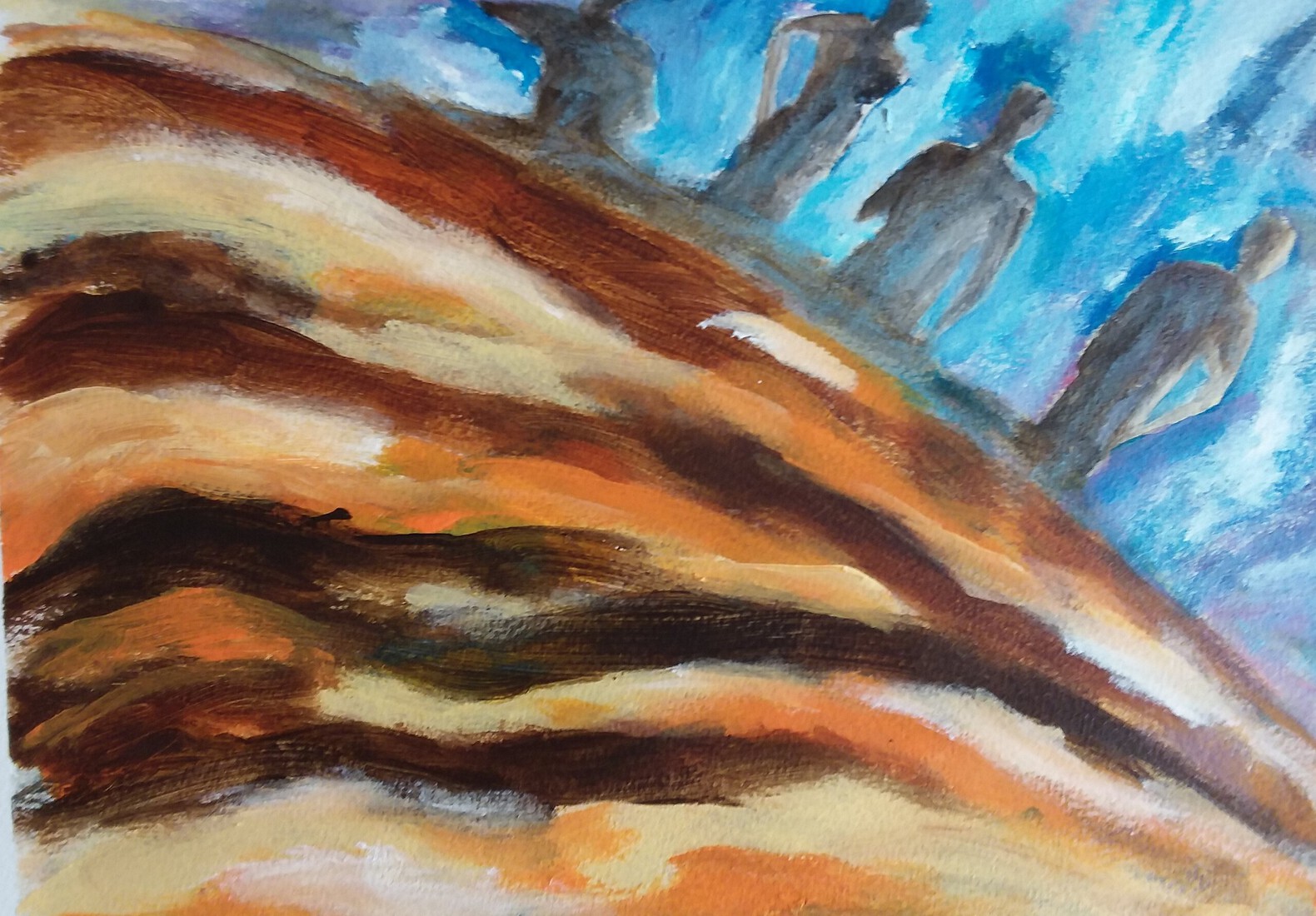 schaduwen in bruintinten