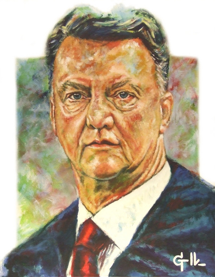 portret Louis van Gaal