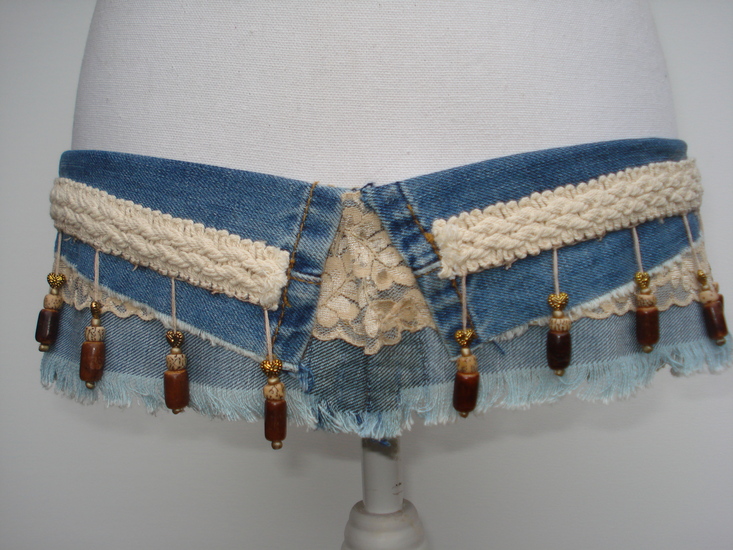 Naturel jeans heupceintuur