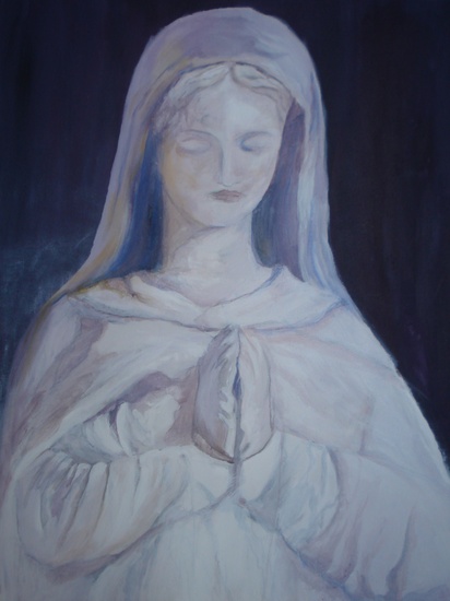 Maria in gebed