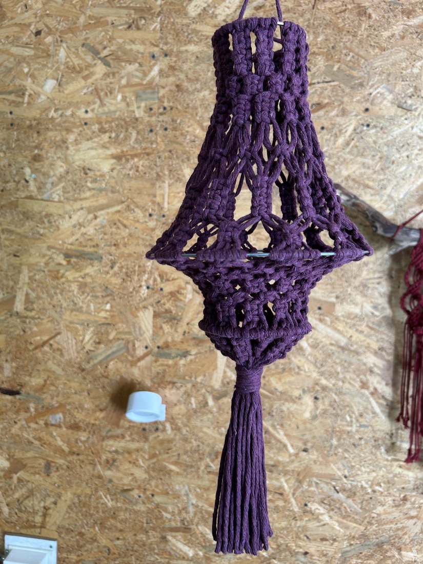 Macramé lampion