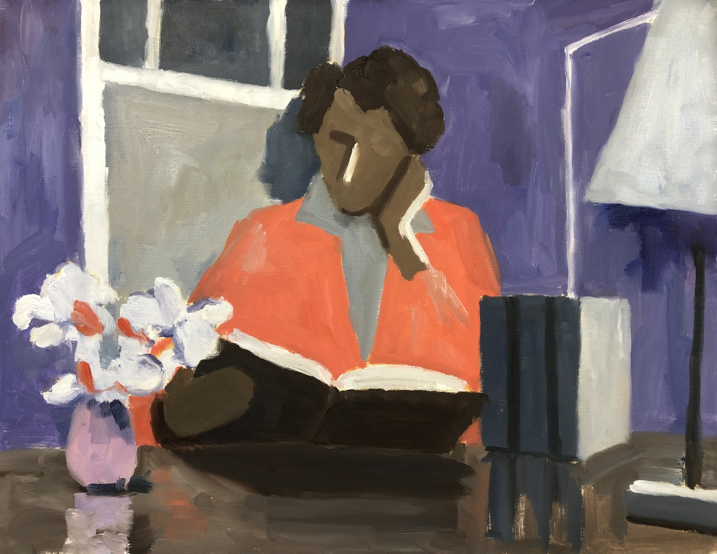 woman reading