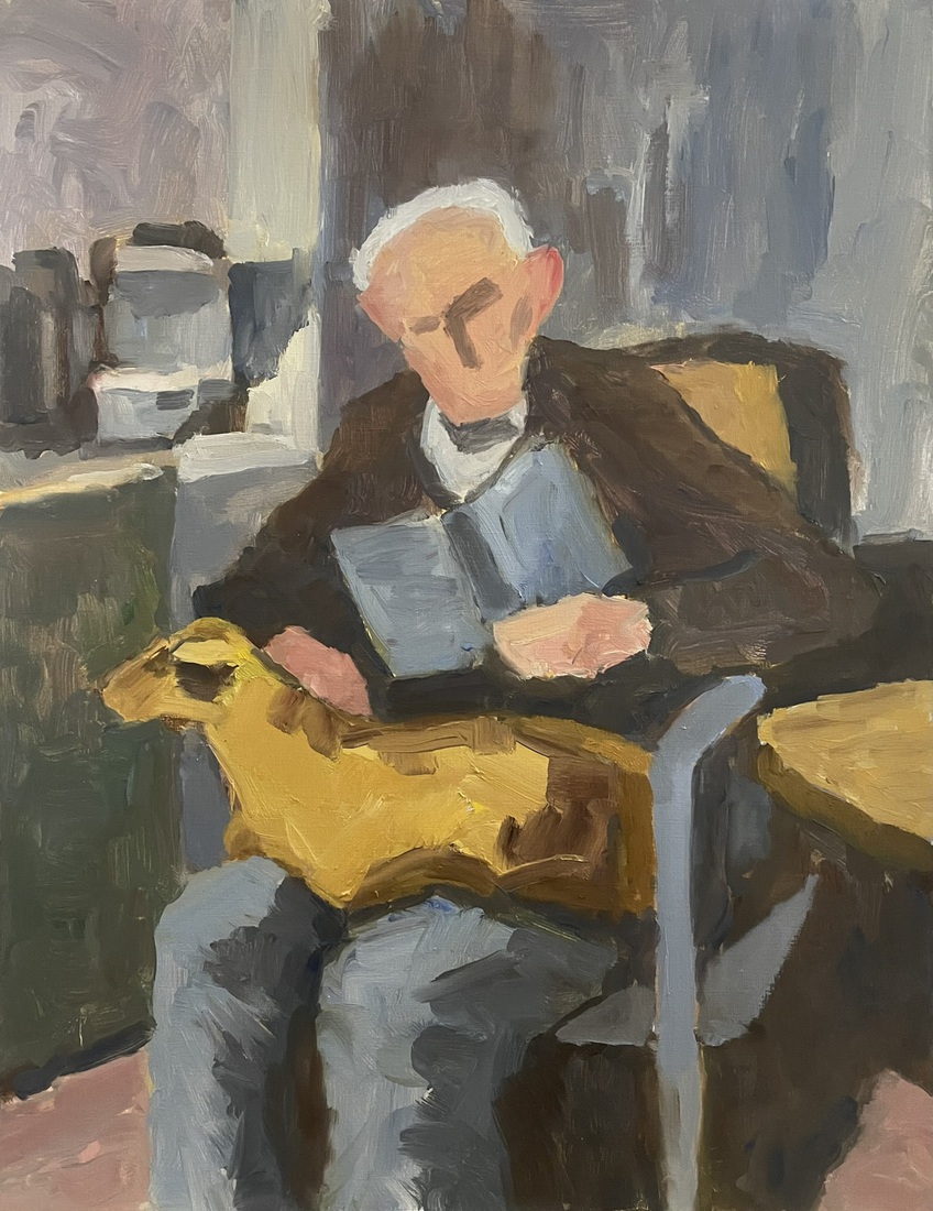 man reading