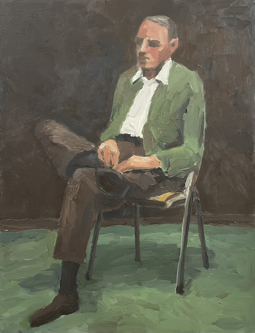man in chair