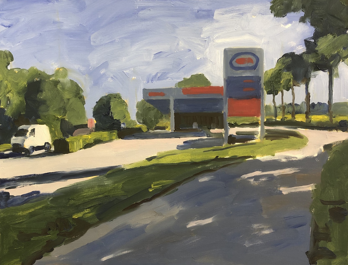 gas station