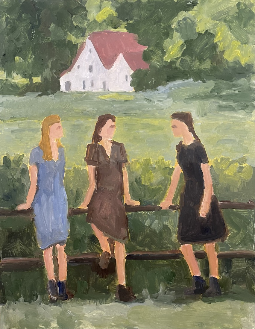 three women