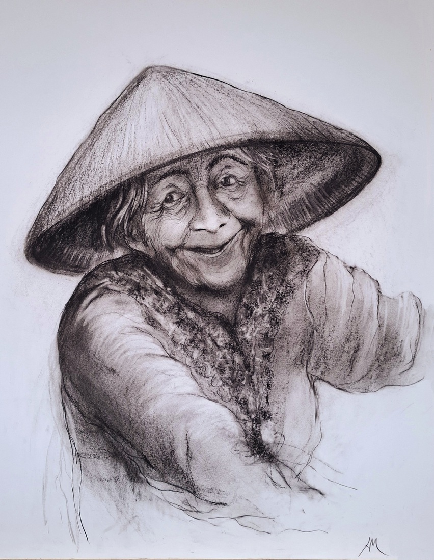Oude vrouw Bali
