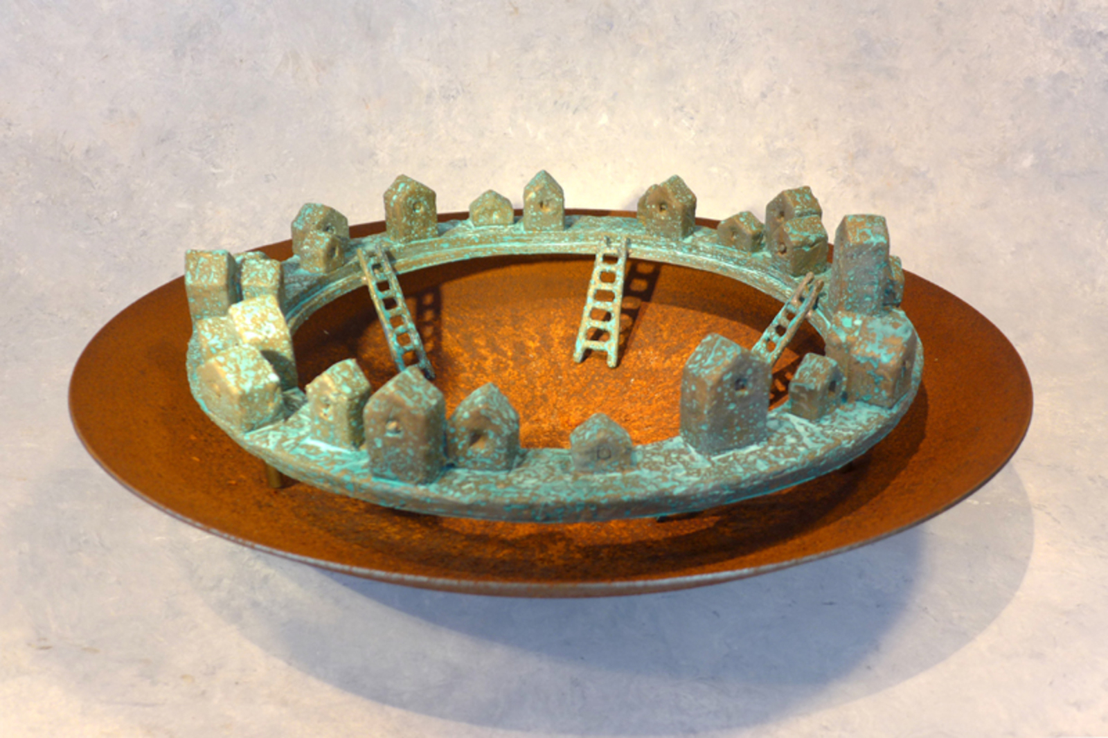 Dorpje aan het water