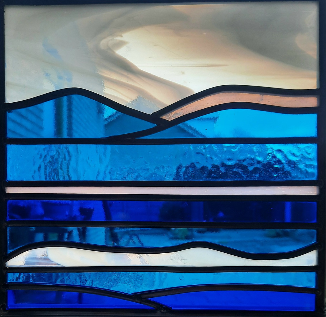 Blauw landschap 2