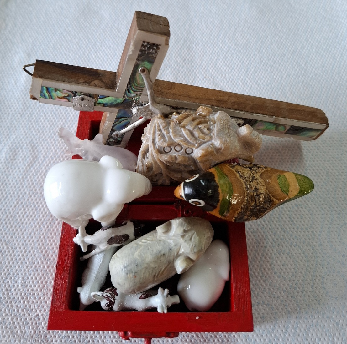 Ark van Noah of/en leed van de dieren
