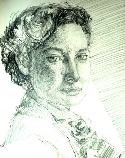 Portret in potlood II