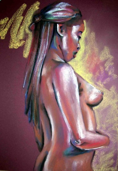Model in pastel I