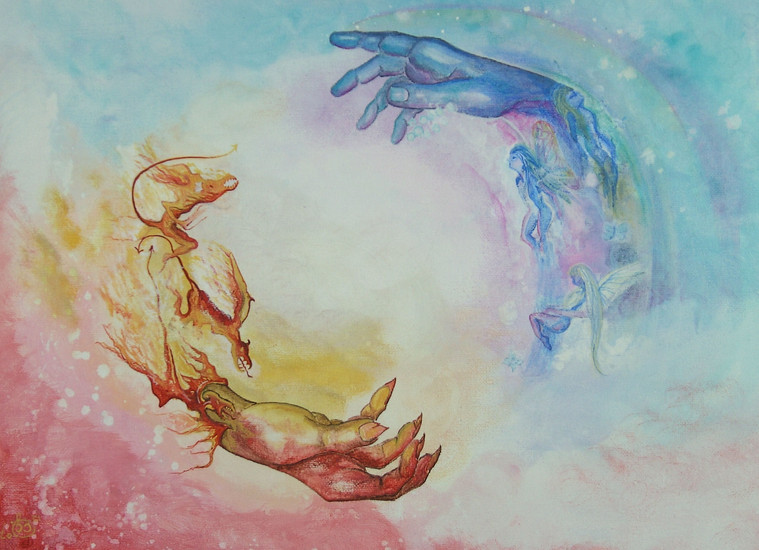 kleurige tegenstelling