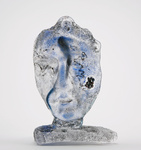 In zand gegoten vorm waarbij zowel de zandkant als de gegoten kant interessant zijn. Daarbij wordt vaak gebruik gemaakt van insluitsels: van tevoren gegoten of geblazen kleine objecten en koperen voorwerpen