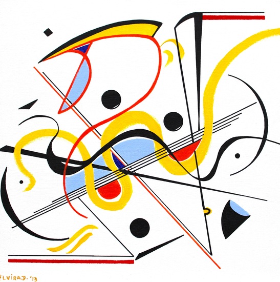 composition 4 on linnen