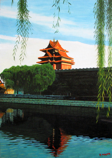 Chinese Tempel aan de rivier