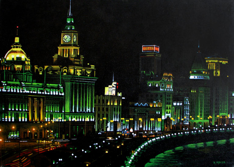 Shanghai bij nacht (de bound)