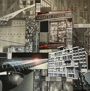 Handgemaakte collages met als thema “verstedelijking”