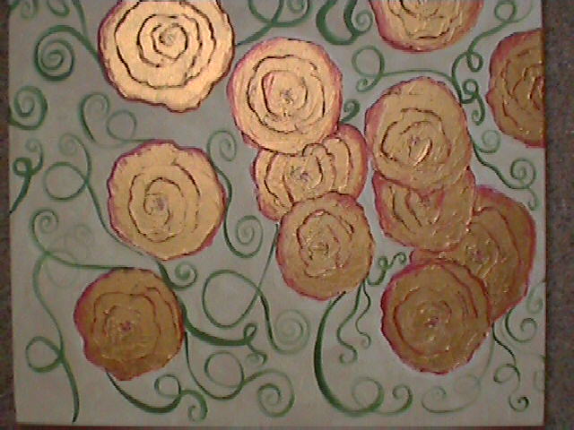 gouden bloemen