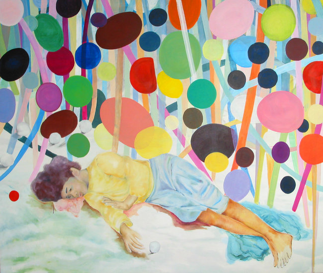 sleeping in snowworld