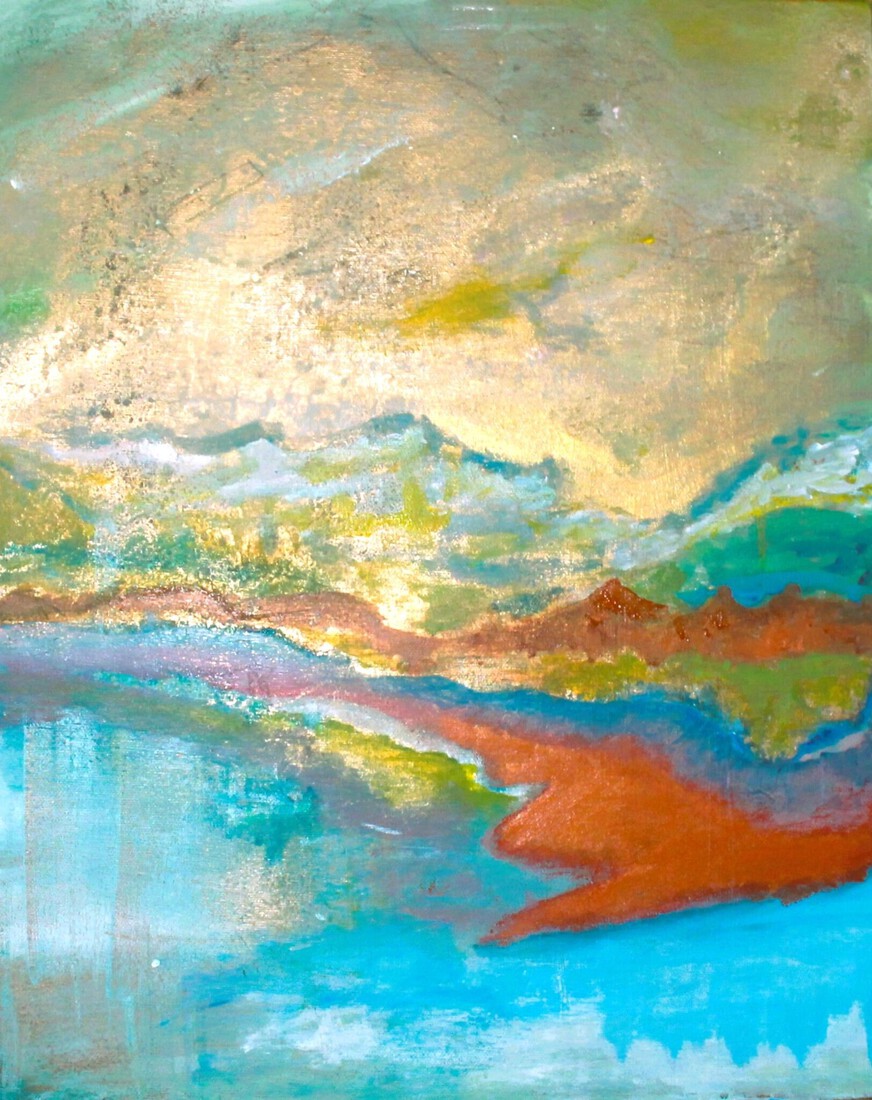 Gouden landschap